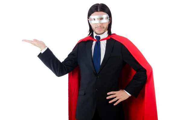 Man wearing red clothing in funny concept — Stock Photo, Image