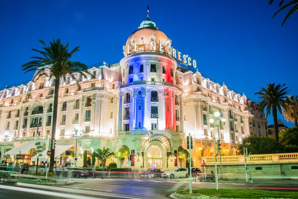 Negresco Hotel a Nizza — Foto Stock