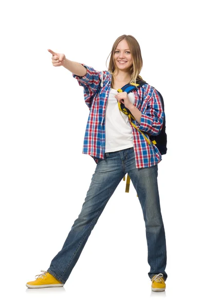 Jonge vrouwelijke student — Stockfoto