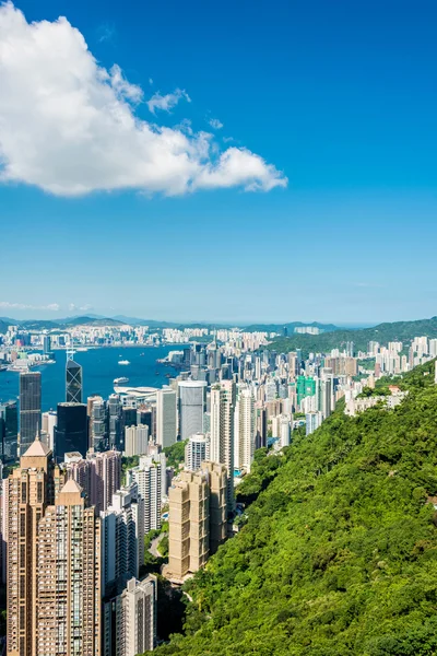 Uitzicht op Hong Kong — Stockfoto