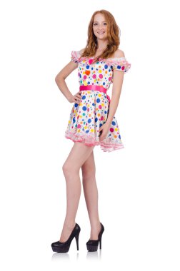 Moda dünyasında genç bir kadın