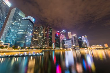 Singapur manzarası downtown