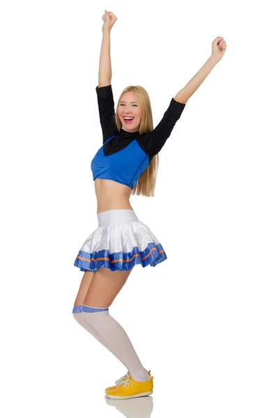 Jonge vrouw cheerleader — Stockfoto