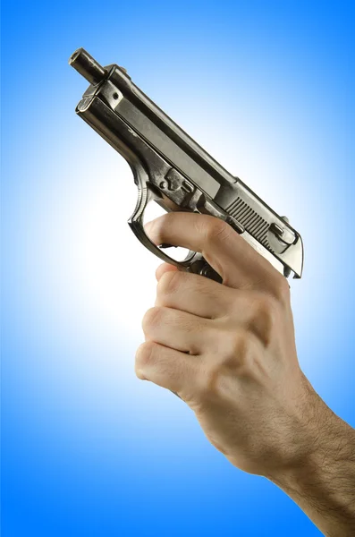 Bedrijf handpistool — Stockfoto