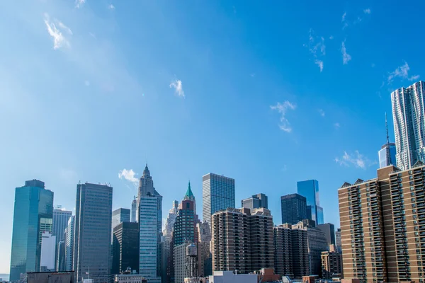 曼哈顿市中心全景 — 图库照片