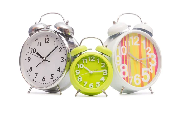 Alarm clock isolated on the white background — Stock Photo, Image