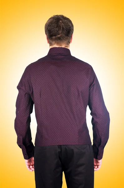 Male shirt  on  man — Stock Photo, Image