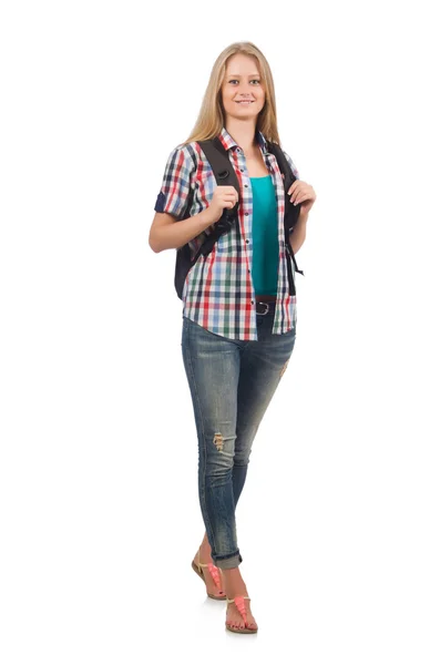 Mujer estudiante joven — Foto de Stock