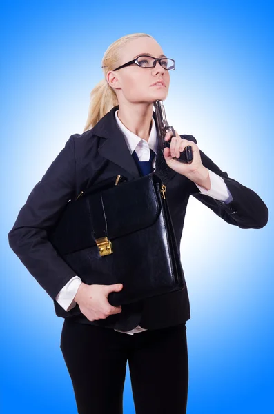 Woman committing suicide — Stock Photo, Image