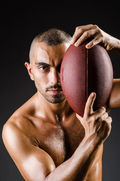 Jugador de fútbol muscular —  Fotos de Stock