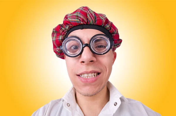 Funny scots man — Stock Photo, Image