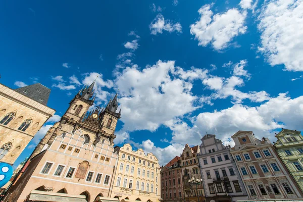Prague on bright summer day — Stock Photo, Image
