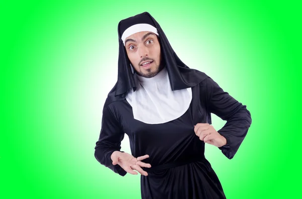 Male nun in   religious concept — 图库照片