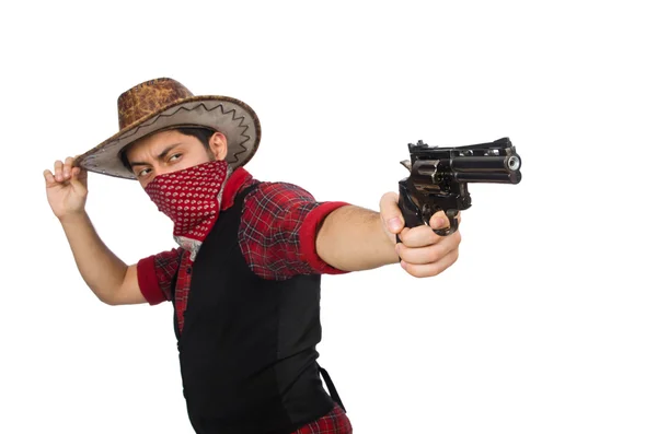 Ung cowboy man — Stockfoto