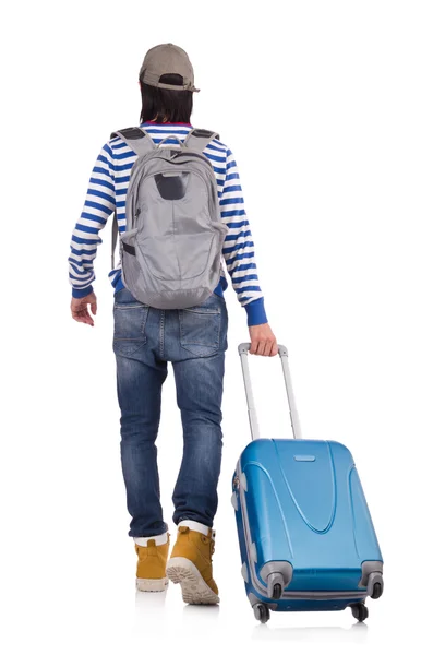 Man in travel concept — Stock Photo, Image