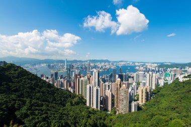 Hong Kong manzarası