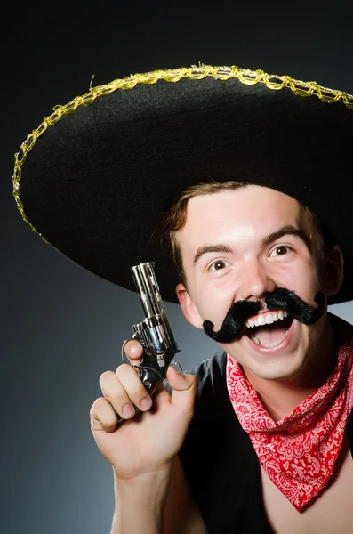 Lachende Mexicaanse mens — Stockfoto