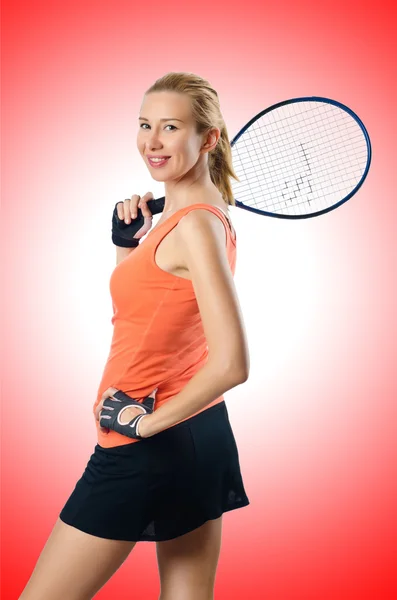 Woman tennis player — Stock Photo, Image