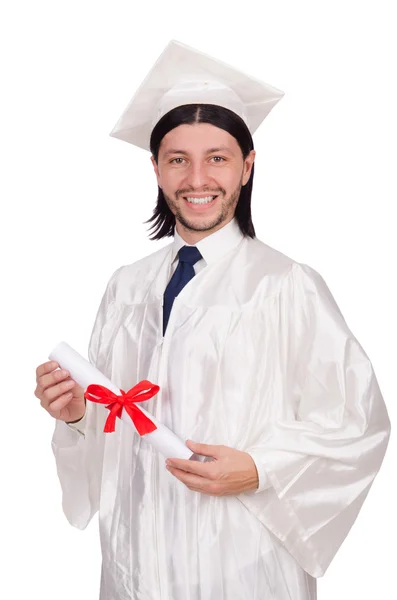 Νεαρός άνδρας των φοιτητών που αποφοίτησε — Φωτογραφία Αρχείου