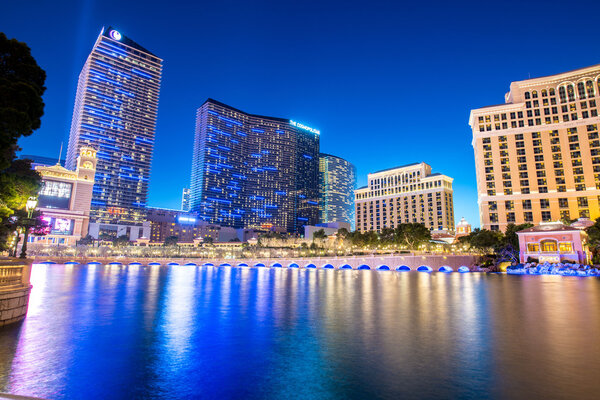 Bellagio casino on December