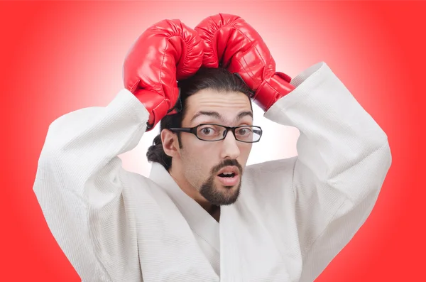 Luchador de karate — Foto de Stock