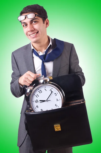 Hombre de negocios con reloj —  Fotos de Stock