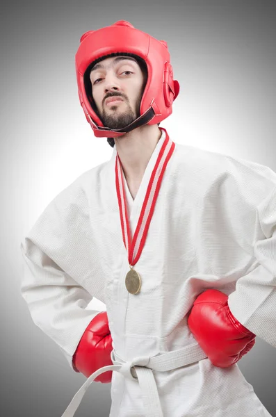 Combattente di karate — Foto Stock