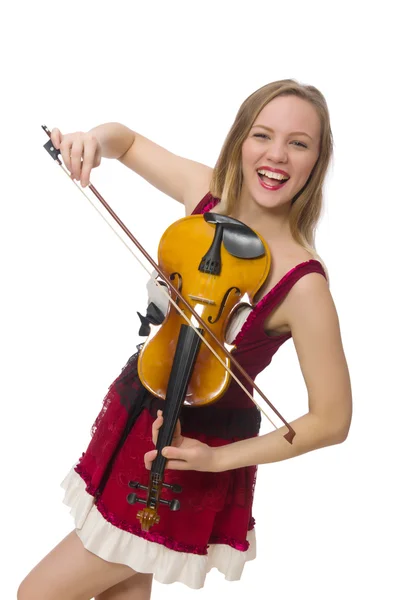 Giovane violinista — Foto Stock