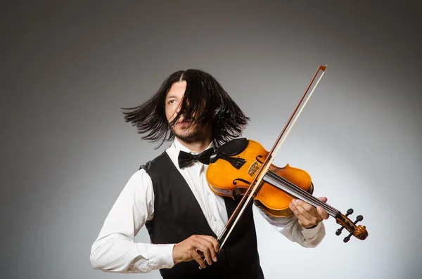 Hombre violinista — Foto de Stock