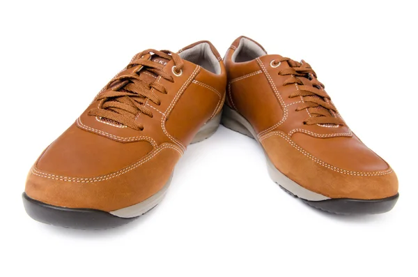 Mannelijke schoenen geïsoleerd op witte achtergrond — Stockfoto