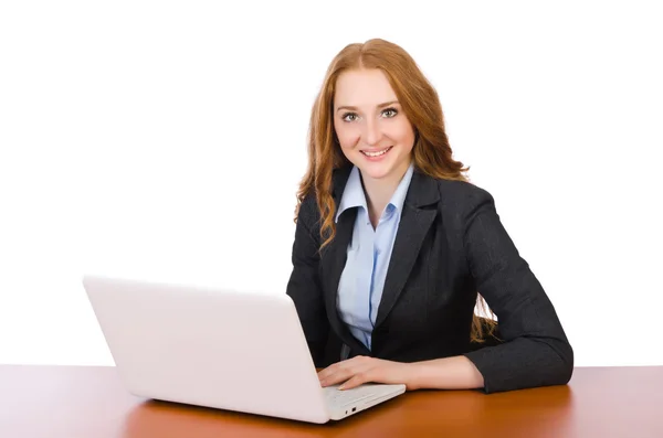 Businesswoman in business concept — Stock Photo, Image