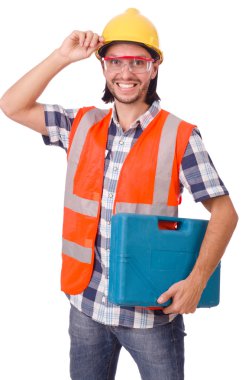 Foreman'ın üzerinde beyaz izole