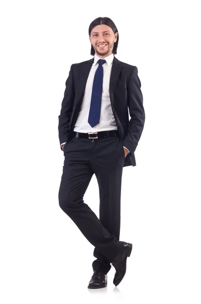 Young businessman isolated on the white background — Stock Photo, Image