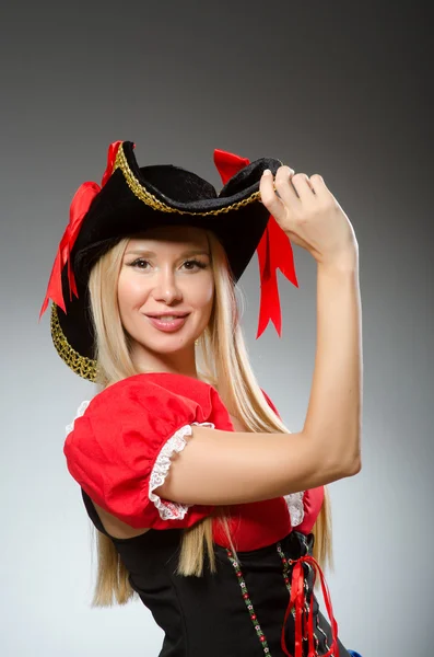 Frau im Halloween-Konzept — Stockfoto