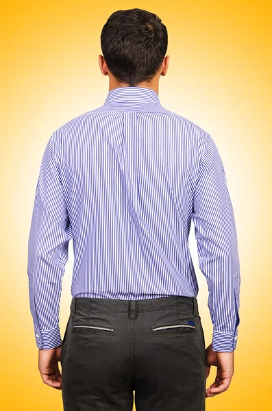 Male model with shirt — Stock Photo, Image