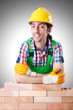 Oluşturucu ve degrade karşı tuğla