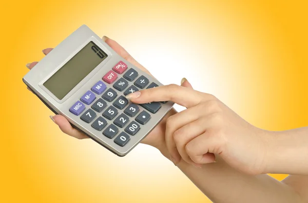 Calculadora de mano — Foto de Stock