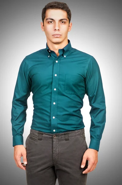 Male model with shirt — Stock Photo, Image