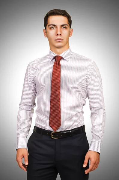 Modelo masculino con camisa contra el gradiente —  Fotos de Stock