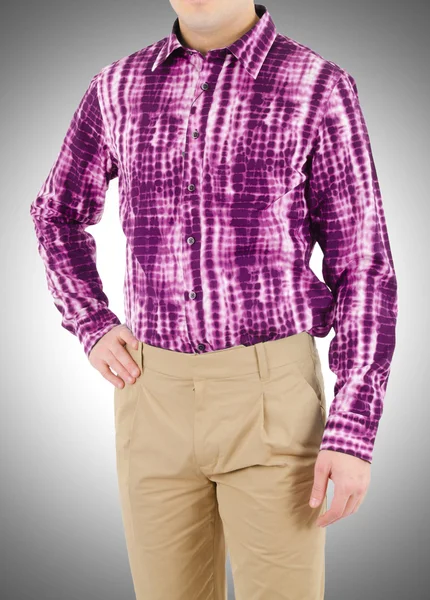 Mannelijke casual shirt — Stockfoto