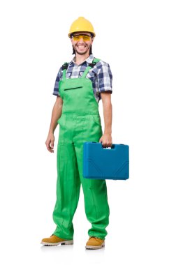 Genç inşaat işçisi