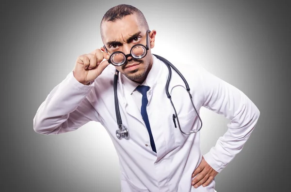 Divertente medico uomo — Foto Stock