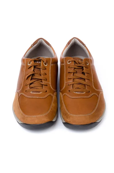Zapatos masculinos en blanco —  Fotos de Stock