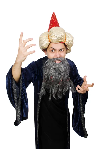 Grappige verstandig wizard — Stockfoto