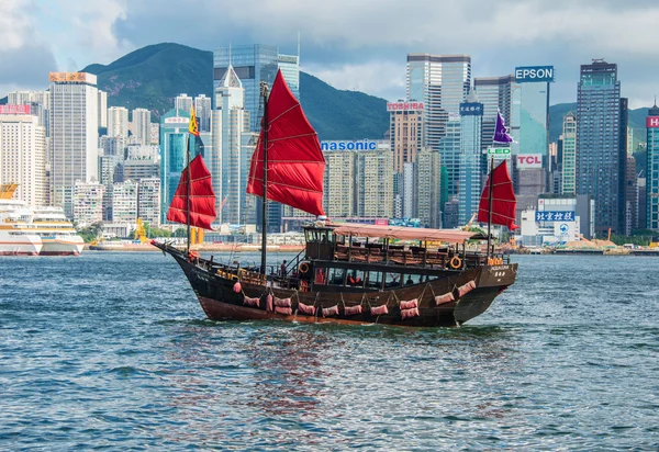 Hong Kong Victoria Harbour — Foto de Stock