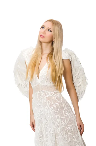 Woman with angel wings — Stock Photo, Image