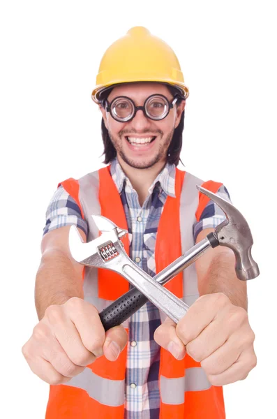 Funny trabajador de la construcción —  Fotos de Stock