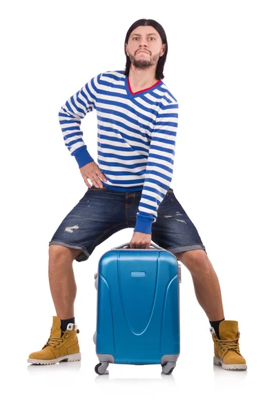 Man in travel concept — Stock Photo, Image