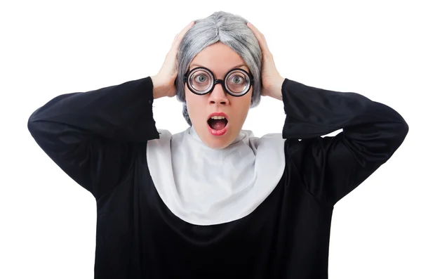 Young Comic nun — Stock Photo, Image