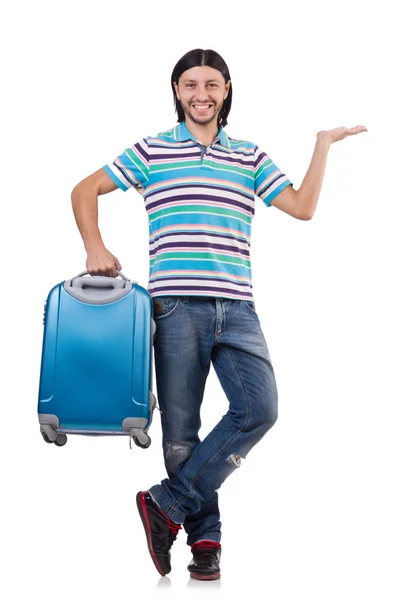 Man in travel concept — Stock Photo, Image